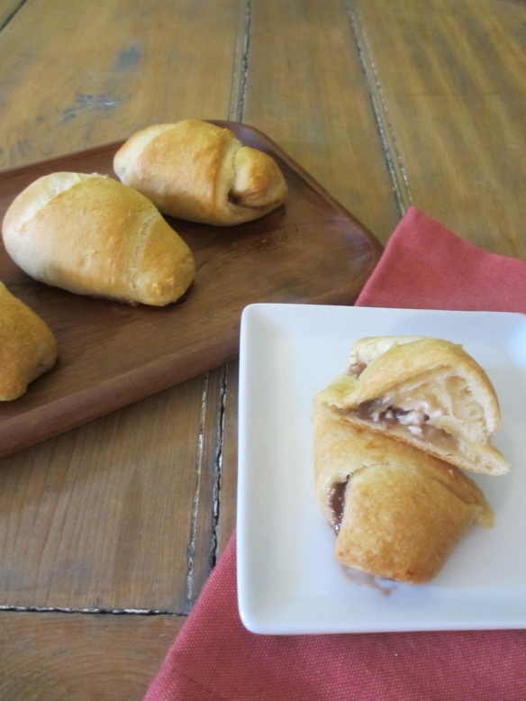 3-Ingredient Strawberry & Cream Cheese Turnovers by somethingwewhippedup.com
